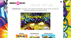 Desktop Screenshot of emilyatplay.com